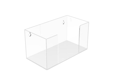 Clear Plexiglass Acrylic Glove Dispenser Paper Towel Dispenser Wall Mount 10x5x5