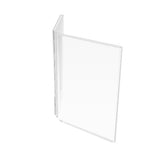 FixtureDisplays® Acrylic Plexiglass Lucite Dual Frame Sign/Menu Photo Holders, measuring 4 x 6 inches 100842