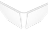 FixtureDisplays® Acrylic Plexiglass Lucite Dual Frame Sign/Menu Photo Holders, measuring 4 x 6 inches 100842