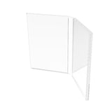 FixtureDisplays® Acrylic Plexiglass Lucite Dual Frame Sign/Menu Photo Holders, measuring 4 x 6 inches 100842