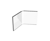 FixtureDisplays® Acrylic Plexiglass Lucite Dual Frame Sign/Menu Photo Holders, measuring 5 x 7 inches 100843