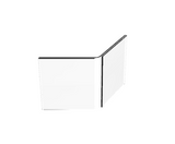 FixtureDisplays® Acrylic Plexiglass Lucite Dual Frame Sign/Menu Photo Holders, measuring 5 x 7 inches 100843