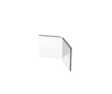 FixtureDisplays® Acrylic Plexiglass Lucite Dual Frame Sign/Menu Photo Holders, measuring 5 x 7 inches 100843