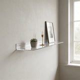 Plexiglass Closet Shelf Dividers Lip Stopper Kitchen Pantry Edge Float Shelf 10084 12PK