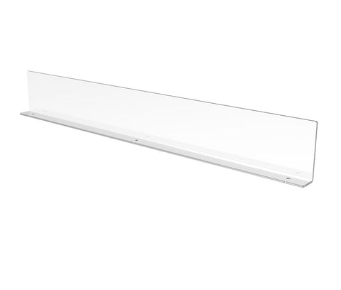 Plexiglass Closet Shelf Dividers Lip Stopper Kitchen Pantry Edge Float Shelf 10084 12PK