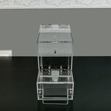 Clear Plaxiglass Hinged Candy Bin Acrylic Dispenser Transparent Treats Display 100857