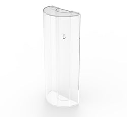 FixtureDisplays® Clear Plexiglass Acrylic Lucite Transparent Display Container - Ideal for Rice, Grains, Cereal, Spice, Coffee Beans, Candy - Can Also Be Used as a Donation Box or Piggybank 100858