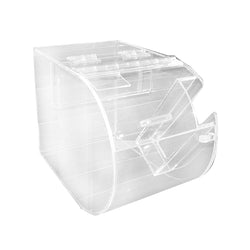 FixtureDisplays® Plexiglass acrylic slatwall candy bin, 9.5" depth x 7" width 10862