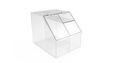 FixtureDisplays? Acrylic Candy Bin with Plexiglass Display and Gridwall for Treats Dispensing 100864