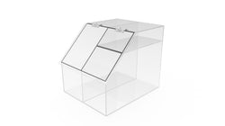 FixtureDisplays® Acrylic Candy Bin with Plexiglass Display and Gridwall for Treats Dispensing 100864