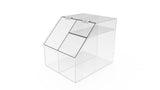 FixtureDisplays? Acrylic Candy Bin with Plexiglass Display and Gridwall for Treats Dispensing 100864