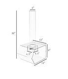 FixtureDisplays? Large Acrylic Candy Bin with Removable Plexiglass Tube 100866