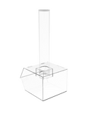 FixtureDisplays? Large Acrylic Candy Bin with Removable Plexiglass Tube 100866