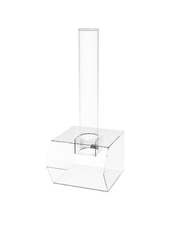 FixtureDisplays? Large Acrylic Candy Bin with Removable Plexiglass Tube 100866
