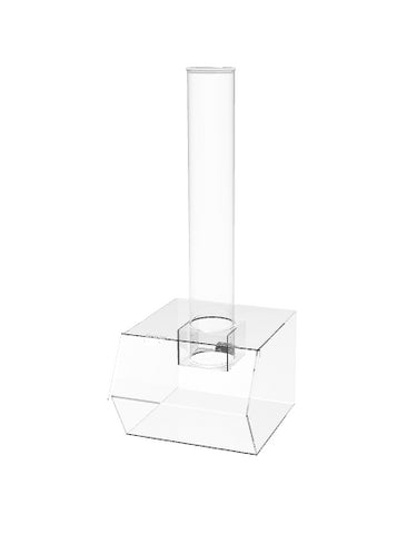 FixtureDisplays? Large Acrylic Candy Bin with Removable Plexiglass Tube 100866