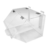 FixtureDisplays® Clear Acrylic Candy Bin with Transparent Plexiglass Candy Dispenser for Treats Display 100868