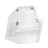 FixtureDisplays® Clear Acrylic Candy Bin with Transparent Plexiglass Candy Dispenser for Treats Display 100868