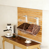 FixtureDisplays? Clear Acrylic Candy Bin with Transparent Plexiglass Candy Dispenser for Treats Display 100868