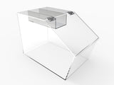 FixtureDisplays® Transparent Acrylic Candy Bin with Clear Plexiglass Candy Dispenser for Treats Display 100870