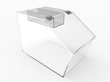 FixtureDisplays? Transparent Acrylic Candy Bin with Clear Plexiglass Candy Dispenser for Treats Display 100870