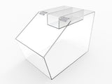 FixtureDisplays® Transparent Acrylic Candy Bin with Clear Plexiglass Candy Dispenser for Treats Display 100870