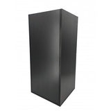 Black Wood (MDF) Floor Standing Charity Box Donatoin Suggestion Ballot Box 14.8 X 14.8 X 31.5" 10089-BLACK