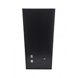 Black Wood (MDF) Floor Standing Charity Box Donatoin Suggestion Ballot Box 14.8 X 14.8 X 31.5" 10089-BLACK