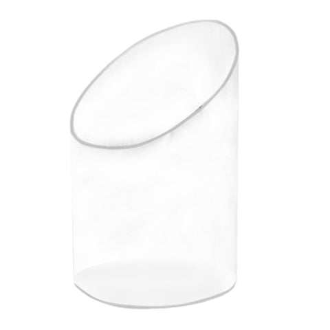 FixtureDisplays® Plexiglass acrylic candy container with an angle-cut top, 14" height x 10" depth 100893
