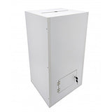 White MDFWood Floor Standing Charity Box Donatoin Suggestion Ballot Box 15X15X31