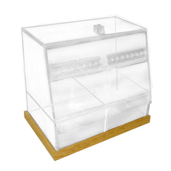 FixtureDisplays? Plexiglass acrylic nut dispenser bin 100905
