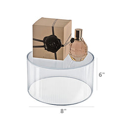 FixtureDisplays? Acrylic Cylinder/Riser - 8 Diameter x 6 Height made of Plexiglass 100925