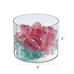 FixtureDisplays? Acrylic Cylinder/Riser - 8 Diameter x 8 Height made of Plexiglass 100926
