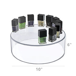 FixtureDisplays? Acrylic Riser - 10 Diameter x 6 Height made of Plexiglass 100928