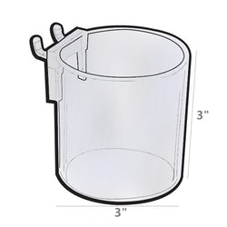 FixtureDisplays? Acrylic Cup Display - 3 Size, sold in a case of 10, made of Plexiglass 100932