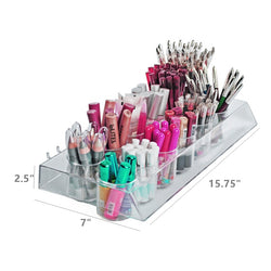 FixtureDisplays? Pack of 2 Molded Plexiglass Acrylic 12-Cup Display Trays 100938