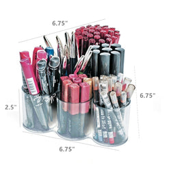 FixtureDisplays? Triangular Display made of Plexiglass Acrylic with 6 cups 100939