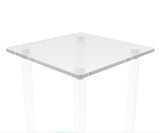 9X9X30 Clear Acrylic Riser Plexiglass Pedestal Display Podium Glorifier Flower 10098