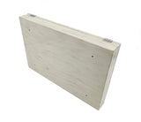American Flag Concealed Gun Cabinet Safe Wall Mount Art Decor Metal Wood w/ Lock