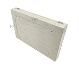 American Flag Concealed Gun Cabinet Safe Wall Mount Art Decor Metal Wood w/ Lock
