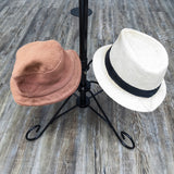 5-Tier 15 Hat Rotating Hat Display Rack Standing Headwear Wig Floor Organizer 10101