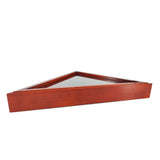 American Flag Shadow Case for Folded Military Flag, Display Case Fit 9.5 x 5' Folded American Veteran Burial Flag, Wall Mountable