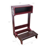 32X20X20 Prayer Bench, Padded kneeler Easy Fold-away Prayer Table Chair 10104
