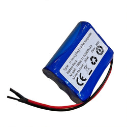 2.5X2X0.7" Li-ion Cylindrical Rechargeable Battery Pack 12V (nominal) 2600mAH 10107-BATTERY