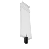 Clear Acrylic Beer Tap Handle Blank Customizable Sign Holder Slot 3/8 -16 UNC Female Thread