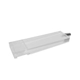 Clear Acrylic Beer Tap Handle Blank Customizable Sign Holder Slot 3/8 -16 UNC Female Thread