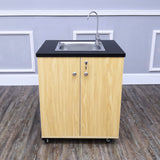 Portable Sink Hand Wash Station Mobile Sink Water Fountain Water Supply Pump110V 10122