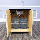 Portable Sink Hand Wash Station Mobile Sink Water Fountain Water Supply Pump110V 10122