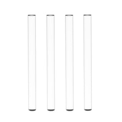 6mm (nominal 1/4) Diameter X 6 Long Acrylic Rod Plexiglass Stick Clear Lucite 10129-6