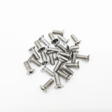 M6 X 16mm 1.0mm Pitch Flat Head Screw, 8 Pieces, Nickel Plated Metal 10133-HARDWARE