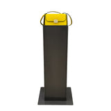 12X12X41" Brown Metal Pedestal Display Glorifier Riser Stand Highend Sculpture 10143
